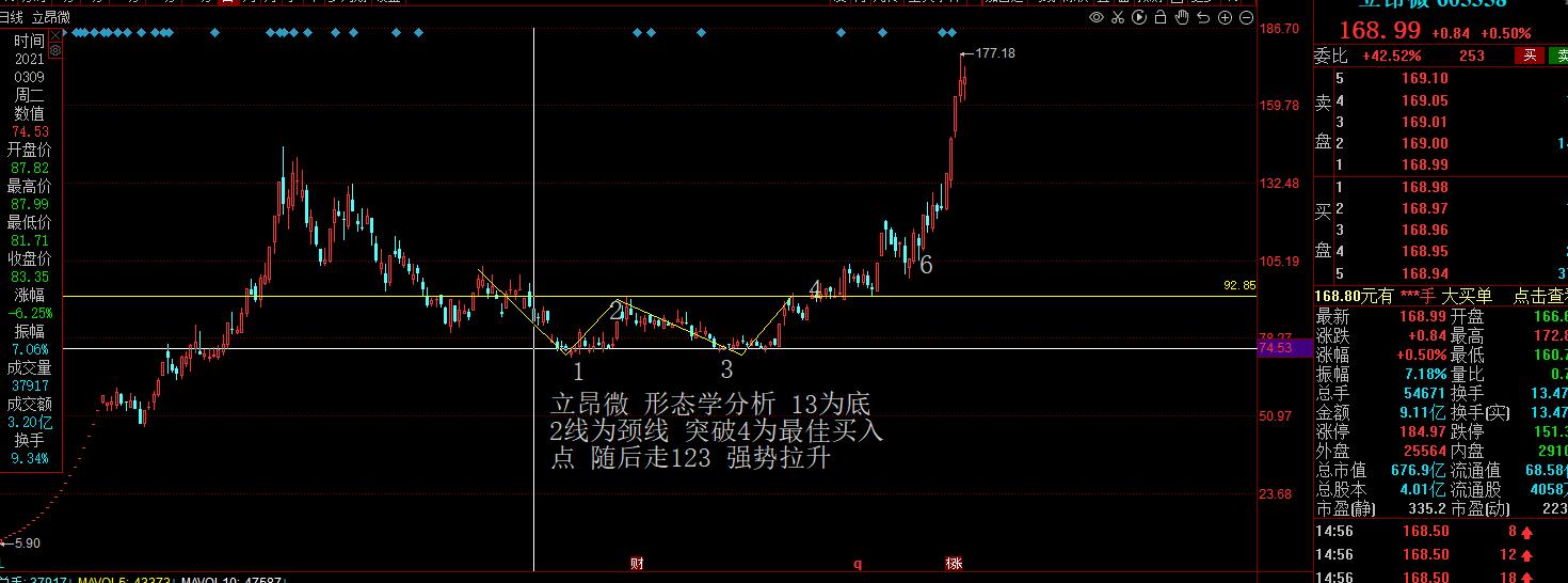 立昂微 股票近期形态技术分析